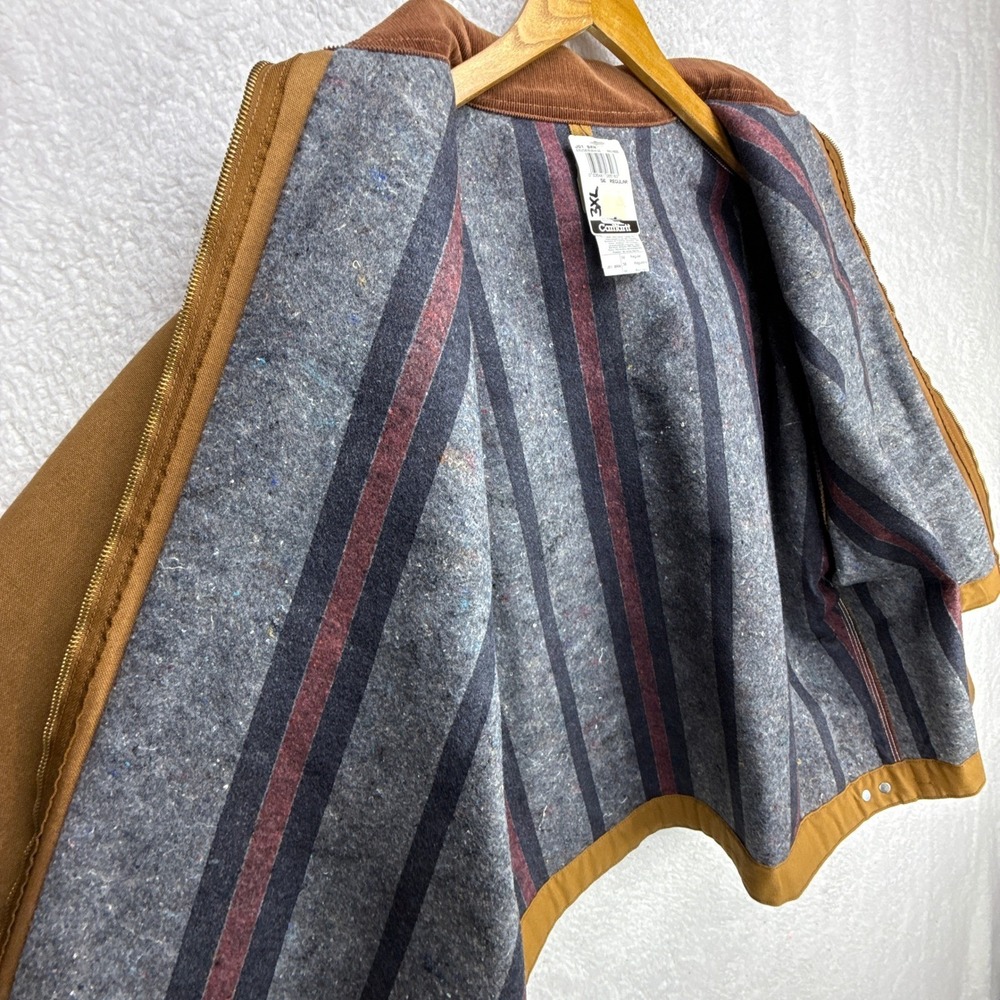 Carhartt Detroit Jacket Blanket Lined Mens 56 3XL J01 BRN Brown NWT NOS - Picture 16 of 16